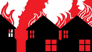 Kebakaran di Inhu Lahap 3 Rumah, 1 Warga Tewas Terjebak Api